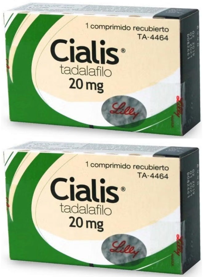 Pack Of 2 Cialis 20mg 1tab - view 2
